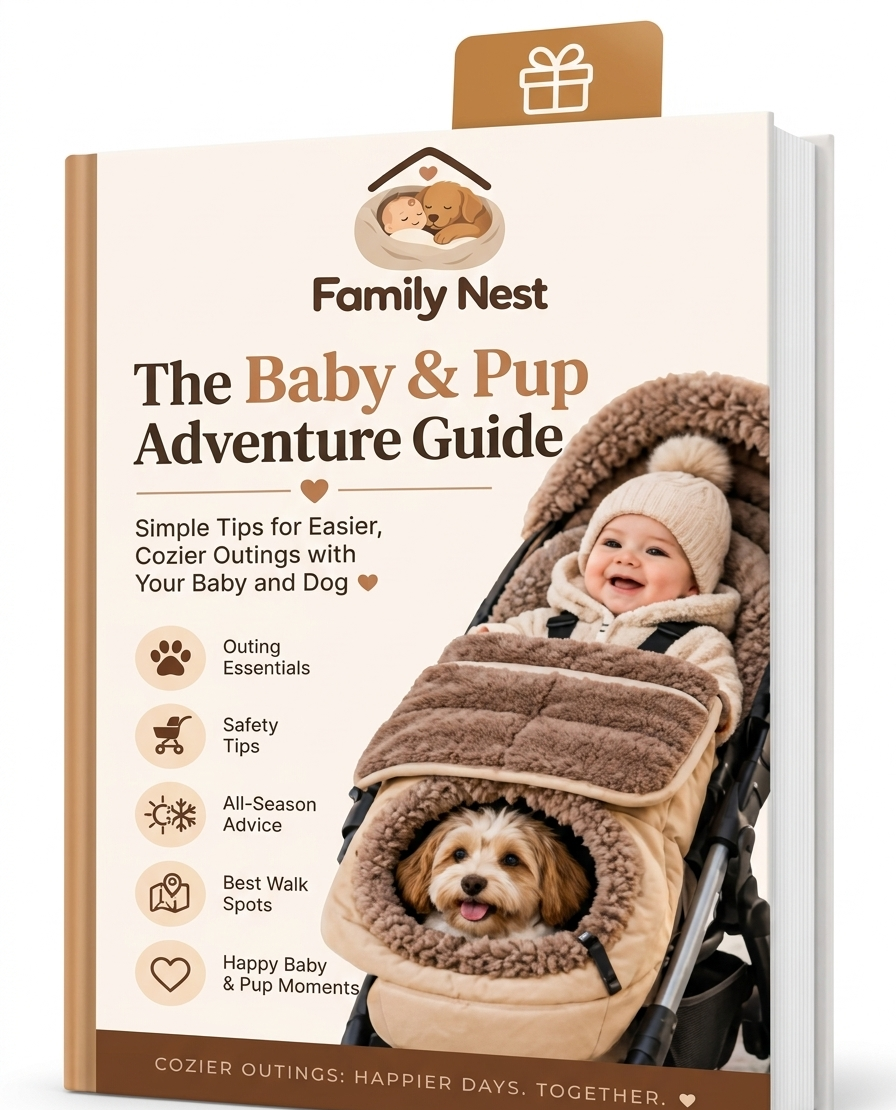 Free Baby & Pup Adventure Guide included